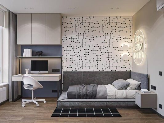 Giường Bọc Nệm – Gi058